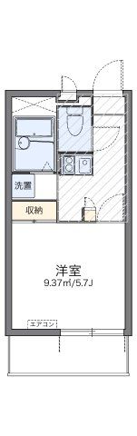 レオパレスカサグランデの間取り画像
