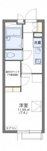 レオパレスルーナの間取り画像