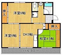 ビレッジハウス水巻2号棟の間取り画像