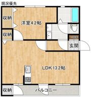 マッサム西持田1号館の間取り画像