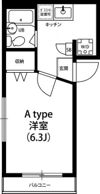 アネックス ハナブサの間取り画像