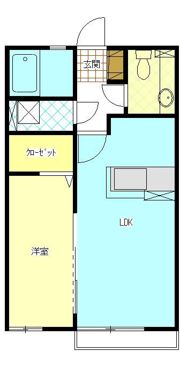さつき荘の間取り画像