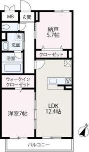 Ciel bleuの間取り画像