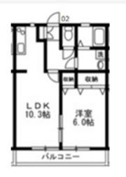 ハイムラフォーレの間取り画像