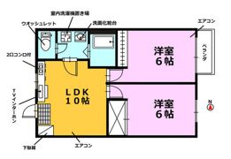コーポヨシダの間取り画像