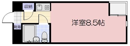 アルファ清心町Ⅱの間取り画像