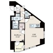 S－RESIDENCE新宿若松町の間取り画像