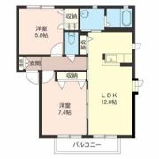 ベイサイド海楽Aの間取り画像