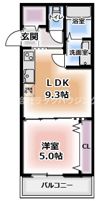 セレニティ大池町A棟の間取り画像
