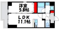 ガリシア錦糸町パークサイドの間取り画像