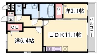 ラヴィール・メゾンの間取り画像