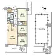 ブリシア横浜大口の間取り画像