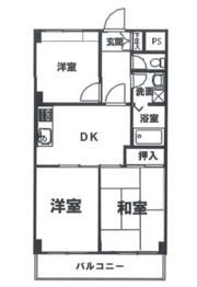 ブルームライフ市川の間取り画像