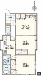 U・Kコーポの間取り画像