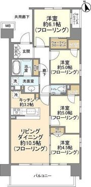 シティテラス八潮の間取り画像
