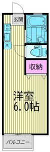 パークハイツの間取り画像