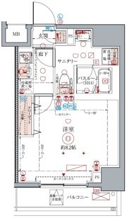 クレヴィスタ中野新橋の間取り画像