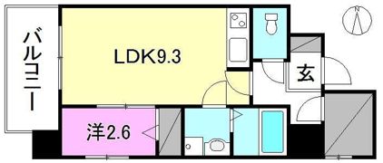 アステリア萱町の間取り画像