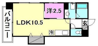 Mayfair 城山公園 squareの間取り画像