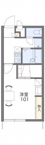 レオパレスフカサカ南の間取り画像