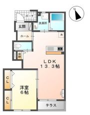 エクスグランド田中の間取り画像