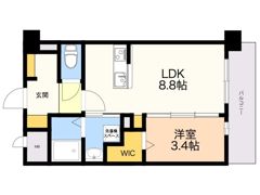 delta brickの間取り画像