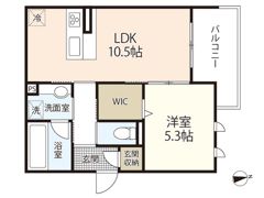D-room中筋Ⅱの間取り画像