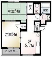 アネックス田中の間取り画像