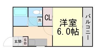 リバーサイド山手A棟の間取り画像