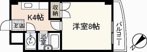 リスティア中筋の間取り画像