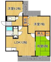 霧ヶ丘芙陽グランドマンションの間取り画像