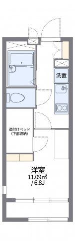 レオパレスBONHEUR弐番館の間取り画像