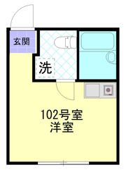 フォンテーヌ根岸の間取り画像