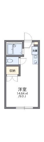 レオパレスプルニエⅡの間取り画像