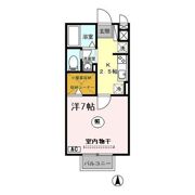 ホワイティ下馬 Aの間取り画像