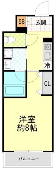 デュオスカーラ関内の間取り画像