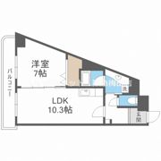 インプルーブ天六の間取り画像