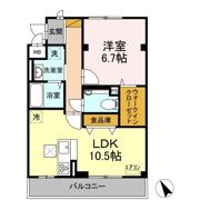 ロイヤルパレス市川の間取り画像