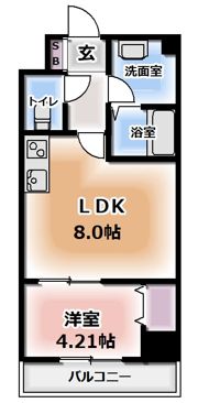 Largo初町の間取り画像