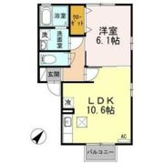 ディアコートFの間取り画像