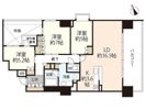 ディアメゾン河原町リバーグレースの間取り画像