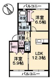 グランディール エストの間取り画像