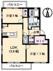 メイプルヒルズの間取り画像