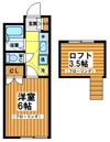 コーポグリーンの間取り画像