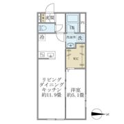 フェリーチェ中村橋Bの間取り画像