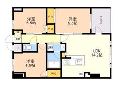 S－RESIDENCE伊都Attirantの間取り画像