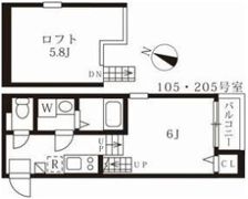 ユースター川名の間取り画像