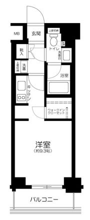 パークリュクス蒲田一丁目の間取り画像