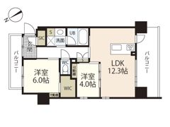 リッチコートKの間取り画像