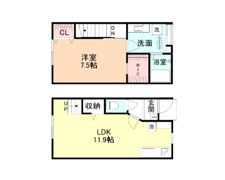 Primo粟島Ⅱの間取り画像